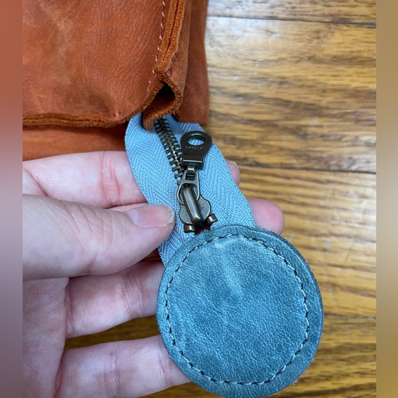 Nana By Sally Geometry Satchel Handbag Genuine Leather - Picture 8 of 13